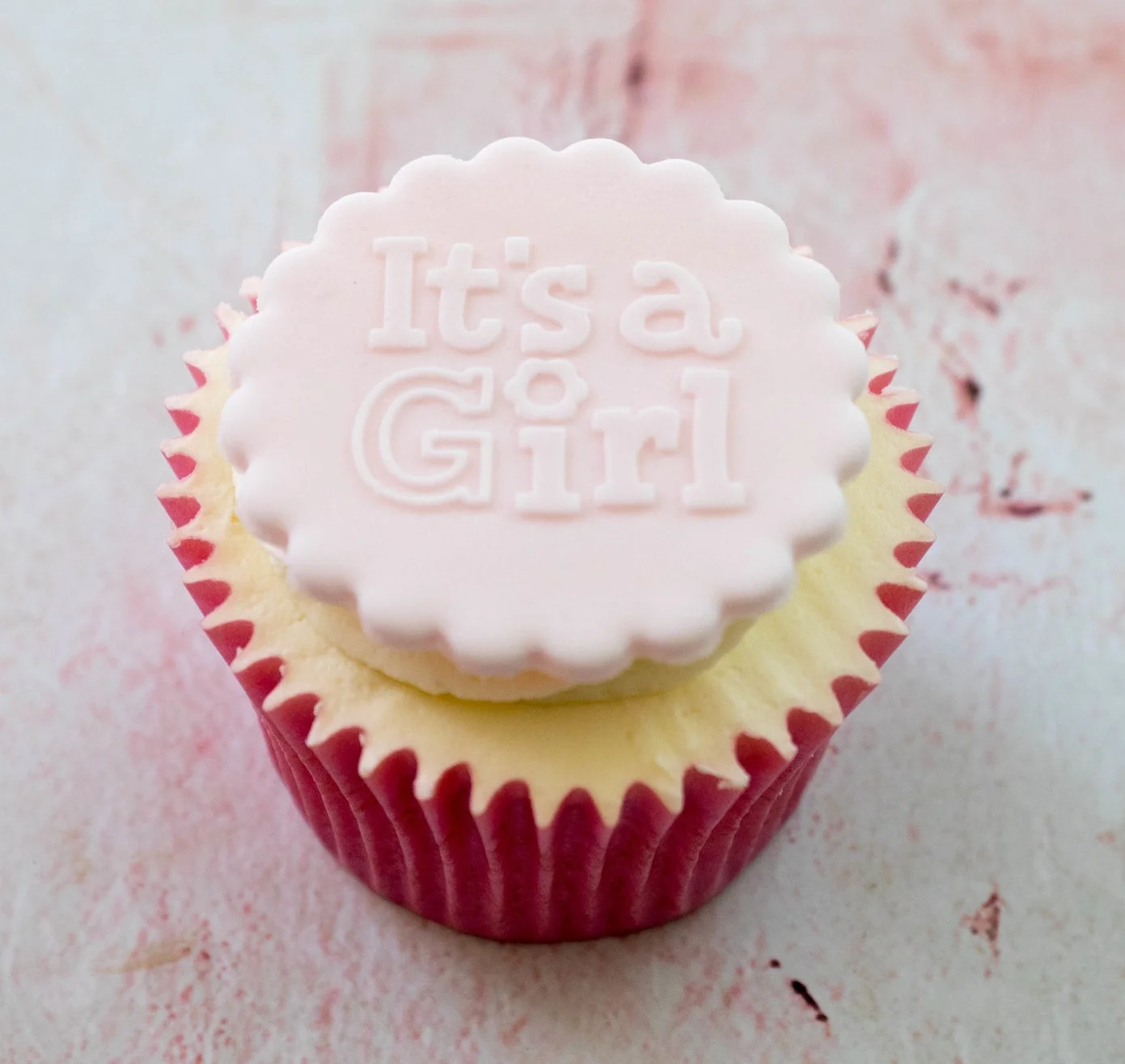 Baby Girl Cupcake