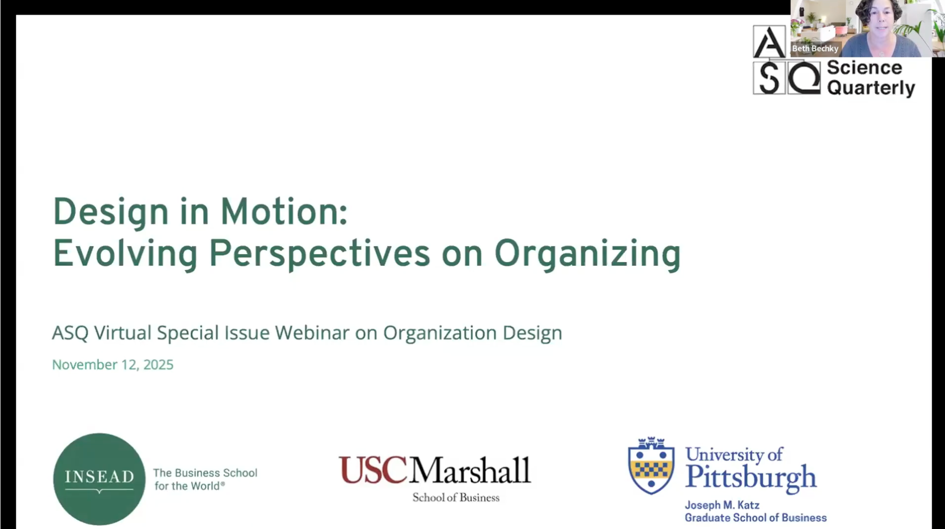 ASQ Virtual Special Issue on Organization Design