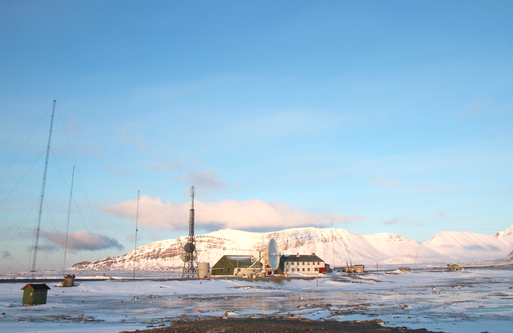 Isfjord Radio, Svalbard. Photograph: Alex Edwards