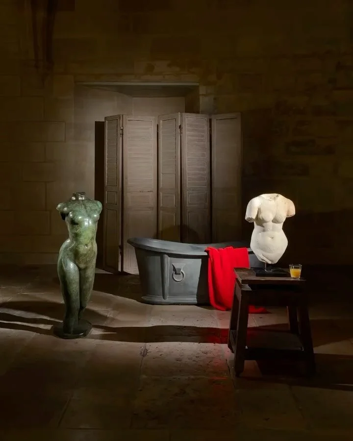 @simon_porte_jacquemus hosted his latest exhibition &laquo; Mythes &raquo; yesterday at @collegedesbernardins

@galerie.chenel @galerie.dinavierny

The exhibition is open to the public by reservation only, via the Coll&egrave;ge des Bernardins websit