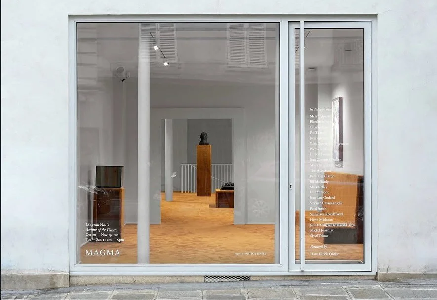 On the occasion of the release of @magmajournal No. 3 &lsquo;Archive of the Future&rsquo; an exhibition extends the publication into space. 
Installed at 127 rue de Turenne, this curatorial project brings together a selection of original works featur