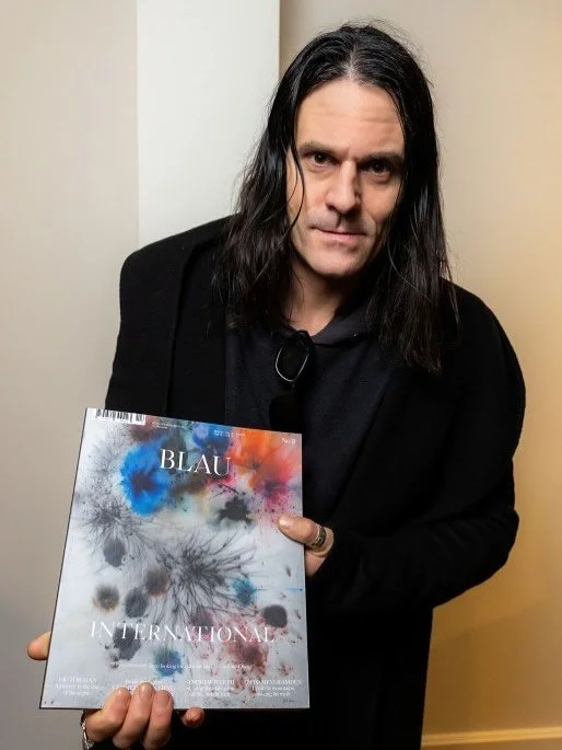 A champagne breakfast at White Cube, celebrating the new issue of @blauinternational with @caistudio