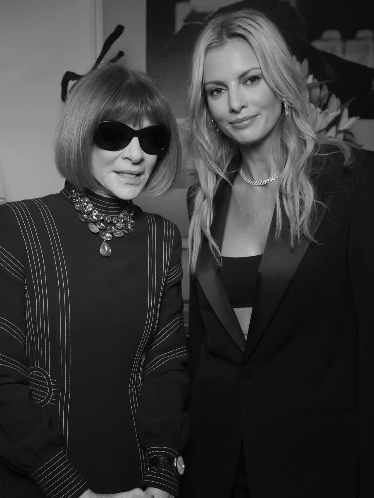 @voguefrance Haute Joaillerie Cocktail at @HotelChateauVoltaire hosted by @ClaireThomsonJonville in presence of Anna Wintour