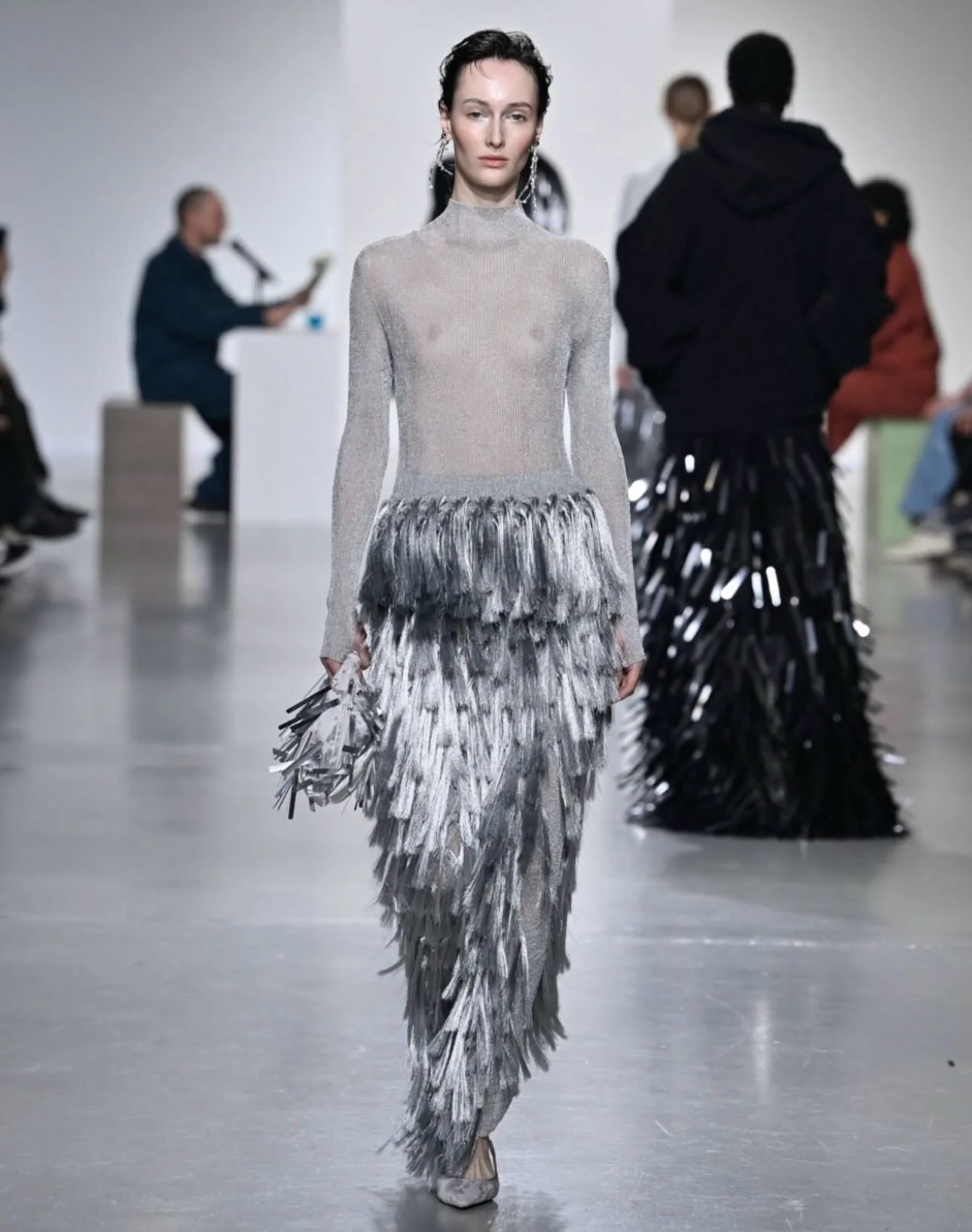 @cfcl_official VOL.12
Fall/Winter 2026

Knit-ware Sculpture#
CFCL presented its VOL.12 runway show on Tuesday, March 10, the final day of the Paris Fashion Week Womenswear Fall/ Winter 2026, at Saut du Loup of Palais de Tokyo. In the open space fille