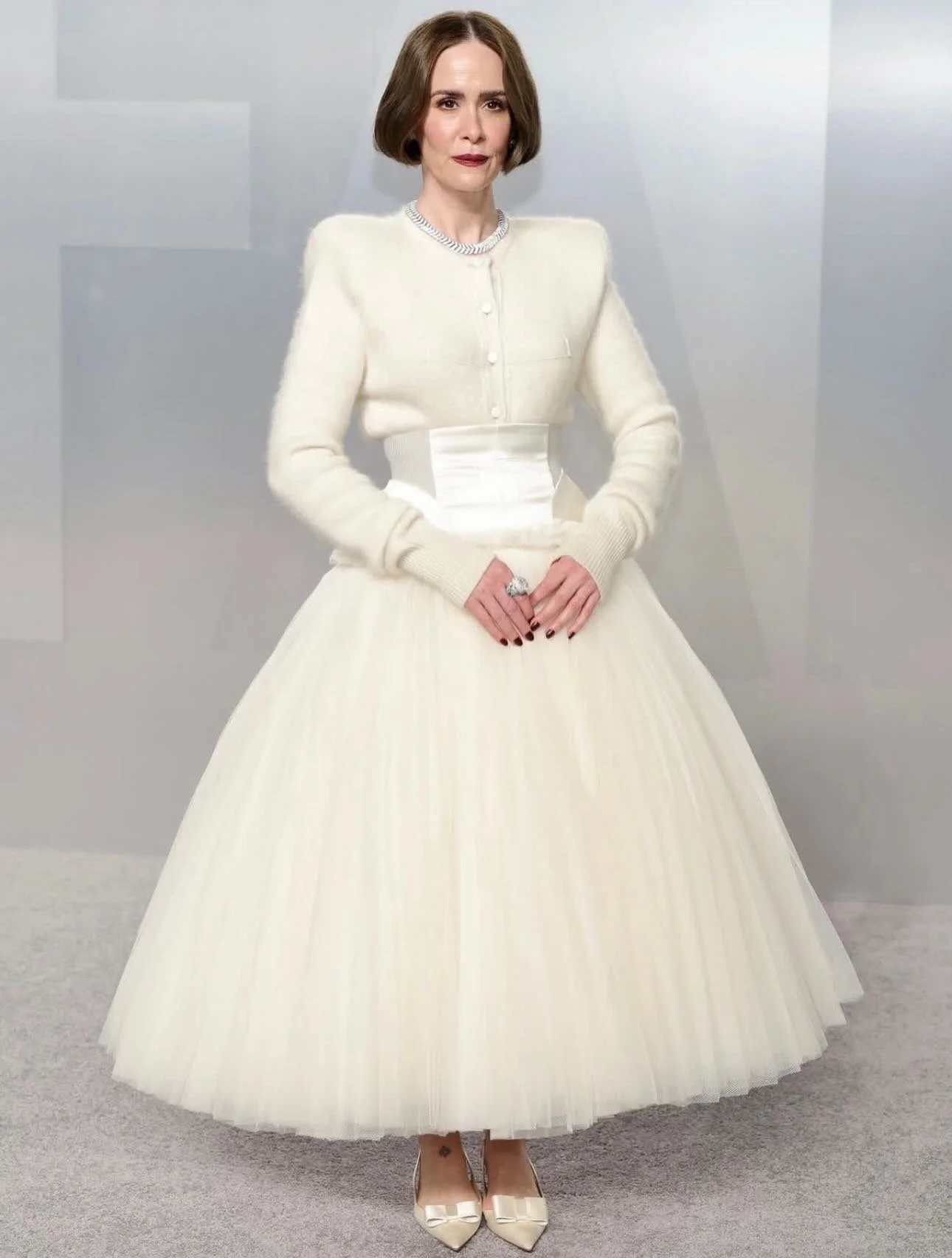 Sarah Paulson wears Mati&egrave;res F&eacute;cales to the 2026 Vanity Fair Oscar Party styled by Karla Welch
@matieresfecalesparis @matieresfecales @mssarahcatharinepaulson @karlawelchstylist