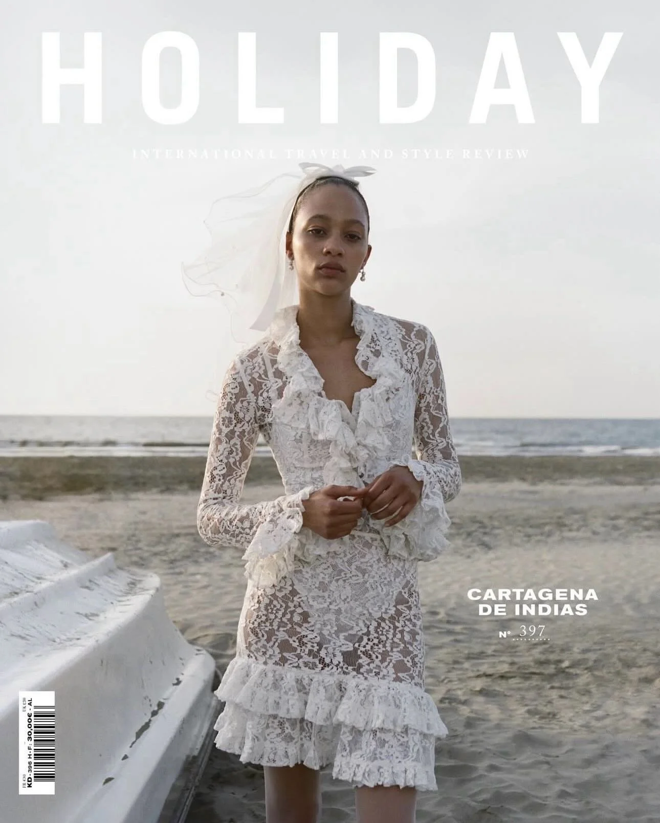 @SelenaForrest wears @LudovicdeSaintSernin on the cover of @HolidayMagazine No.397, the Spring/ Summer 2026 issue devoted to Cartagena de Indias.

Creative direction @atelierfranckdurand 
Photography @hart_leshkina 
Fashion @tony_irvine 
Model @selen