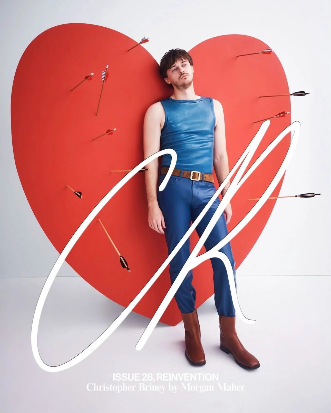 @acnestudios featured on the cover of @crfashionbook Talent @chrisbriney_ 
Photography @morgan.maher 
Fashion @andreaetlou 
Grooming @melissa.dezarate
Editor-in-Chief @carineroitfeld
CEO @vladimirrestoinroitfeld
Creative Director @e.mman
Art Director