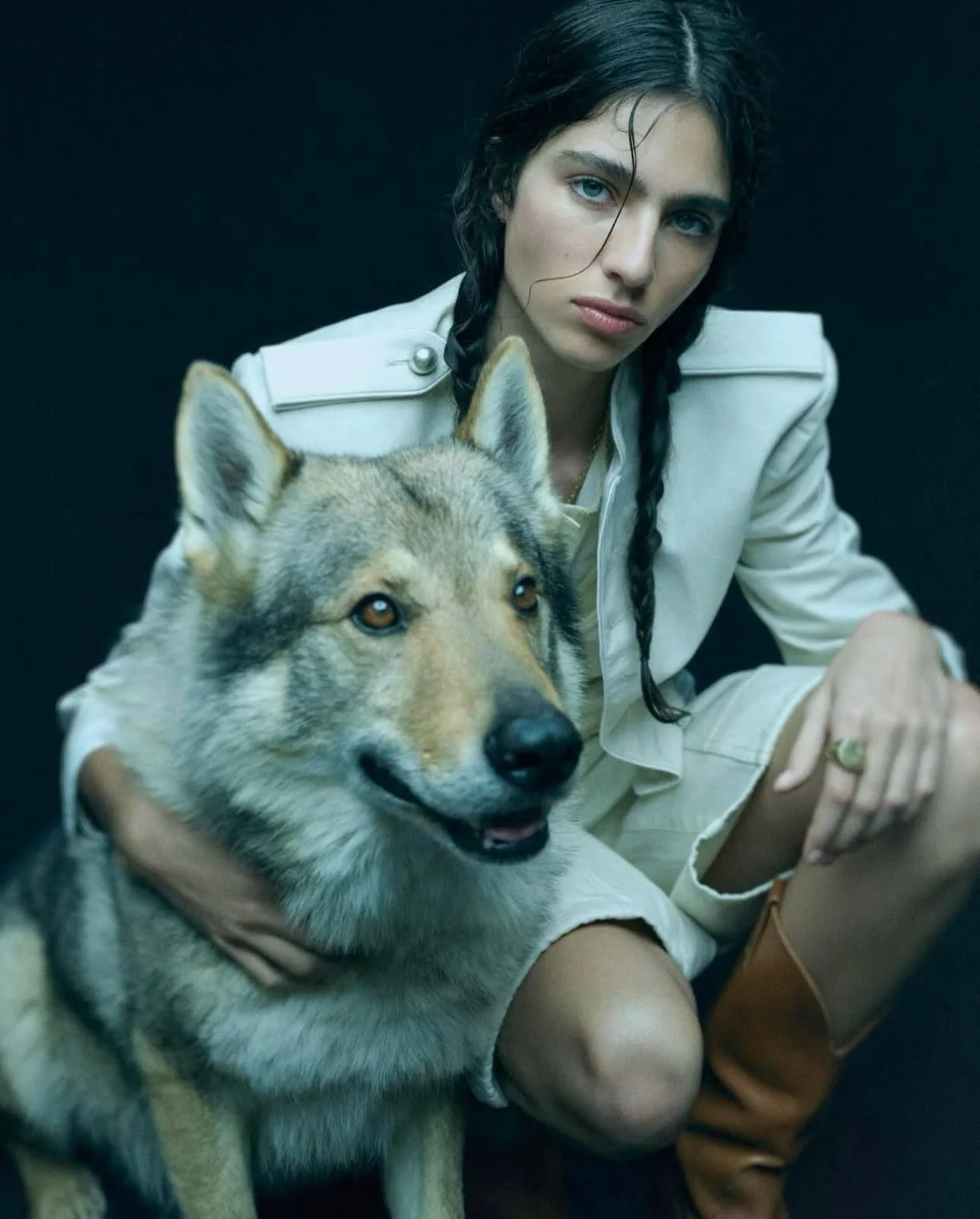 @anndemeulemeester_official featured in @bazaarfrance 
Model @lolibahiaa 
Styling @elodiedavid 
Photographer @karimsadli 
#anndemeulemeester