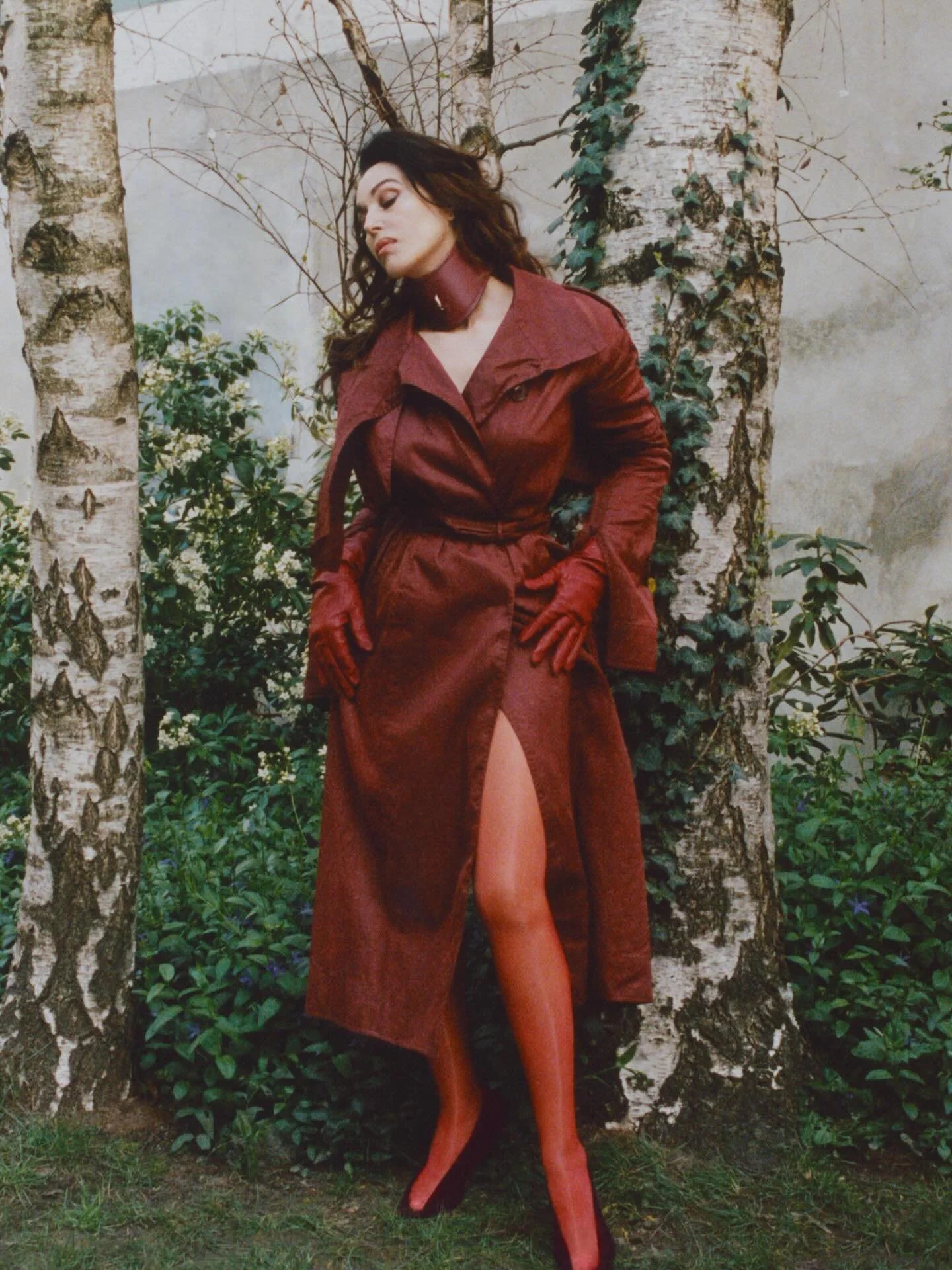 @monicabellucciofficiel wears @matieresfecalesparis for @modernweeklystyle 
Styled by @seonwoohwan_ 
Photographed by @annielai__ 
#matieresfecales