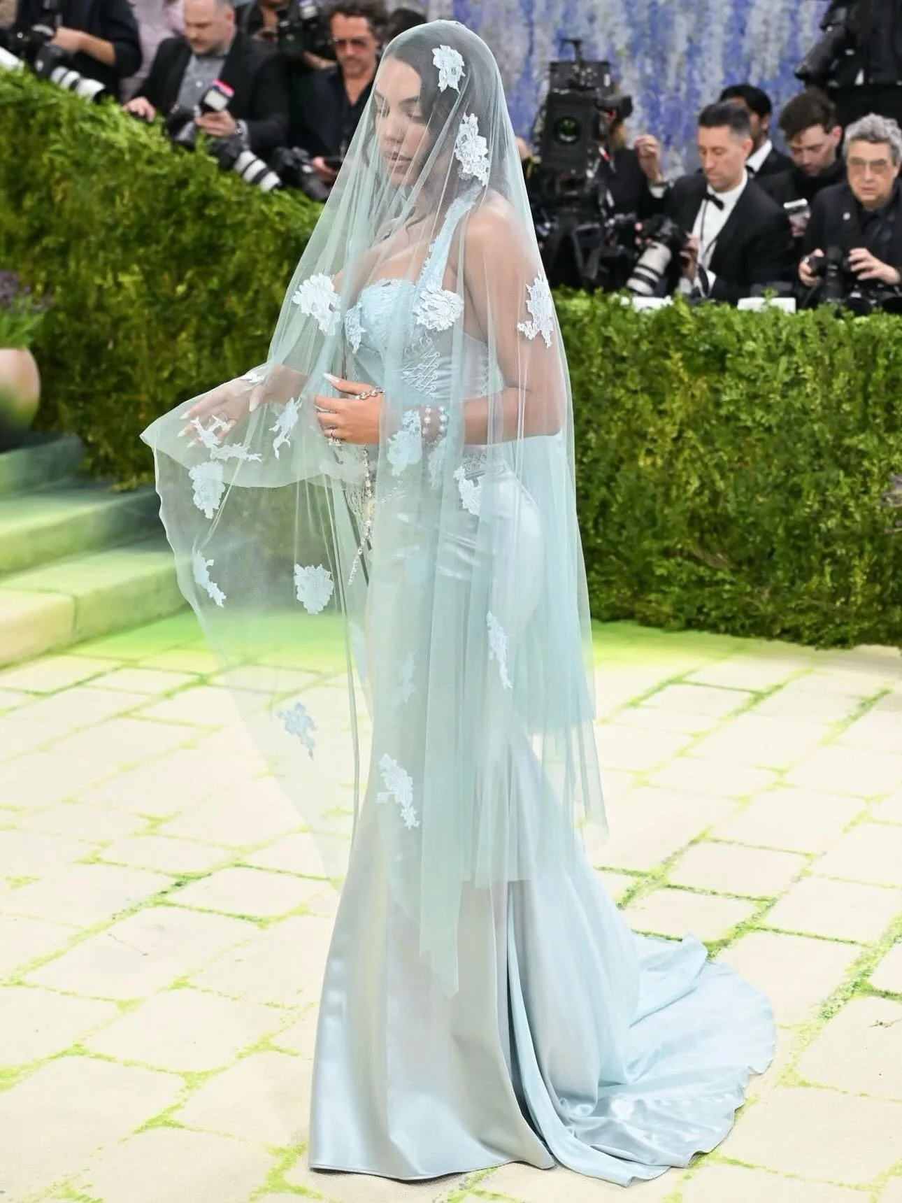 Georgina Rodriguez wears custom Ludovic de Saint Sernin to attend the 2026 Costume Institute Gala celebrating the opening of the exhibition &laquo;&nbsp;Costume Art&nbsp;&raquo; at the Metropolitan Museum of Art 
@georginagio @ludovicdesaintsernin

S