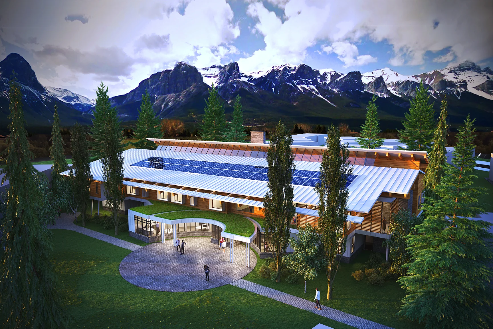 Rendering by Oddeen Studio for Vaughan Hoy Architecture