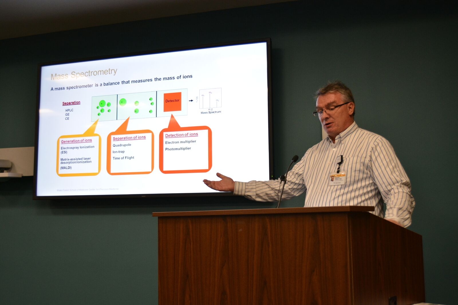 Dr Michael Olivier Leading the Center for Precision Medicine