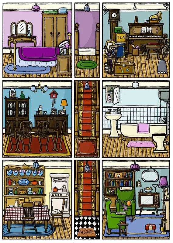 Willowdean Dolls House Card Interior
