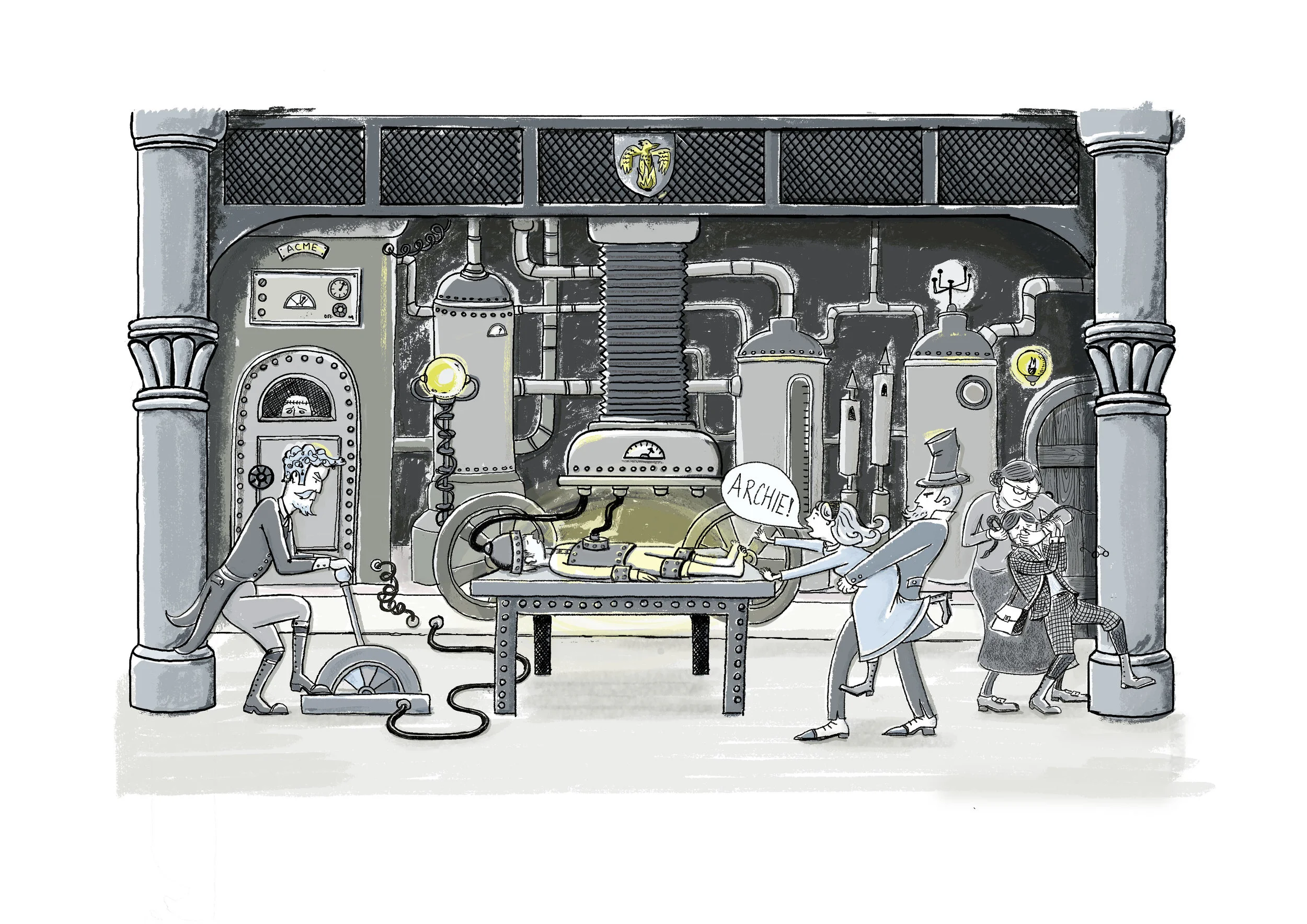 Inside the mysterious caastle
