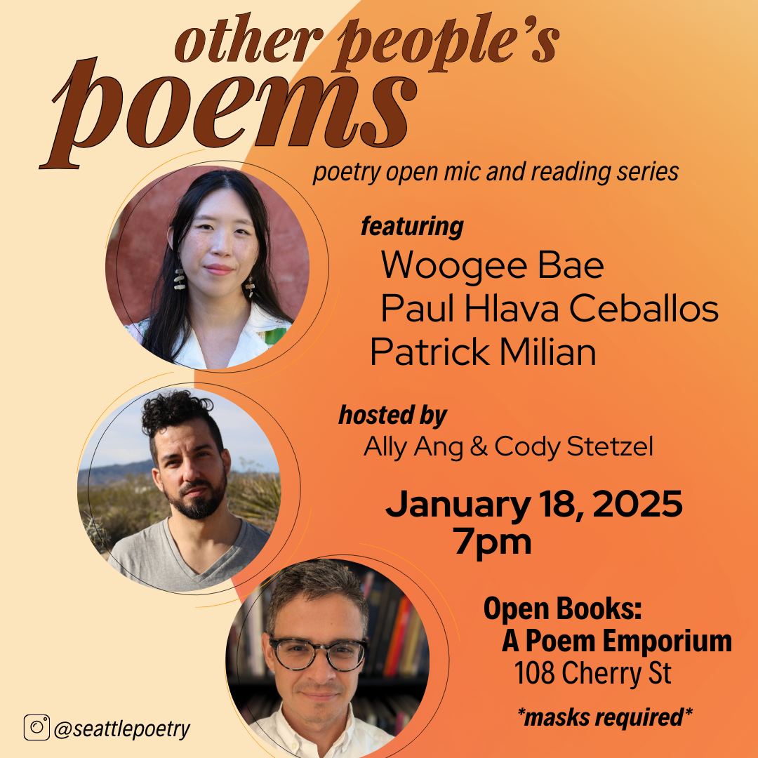 Other People's Poems ft. Woogee Bae, Paul Hlava Ceballos, and Patrick Milian