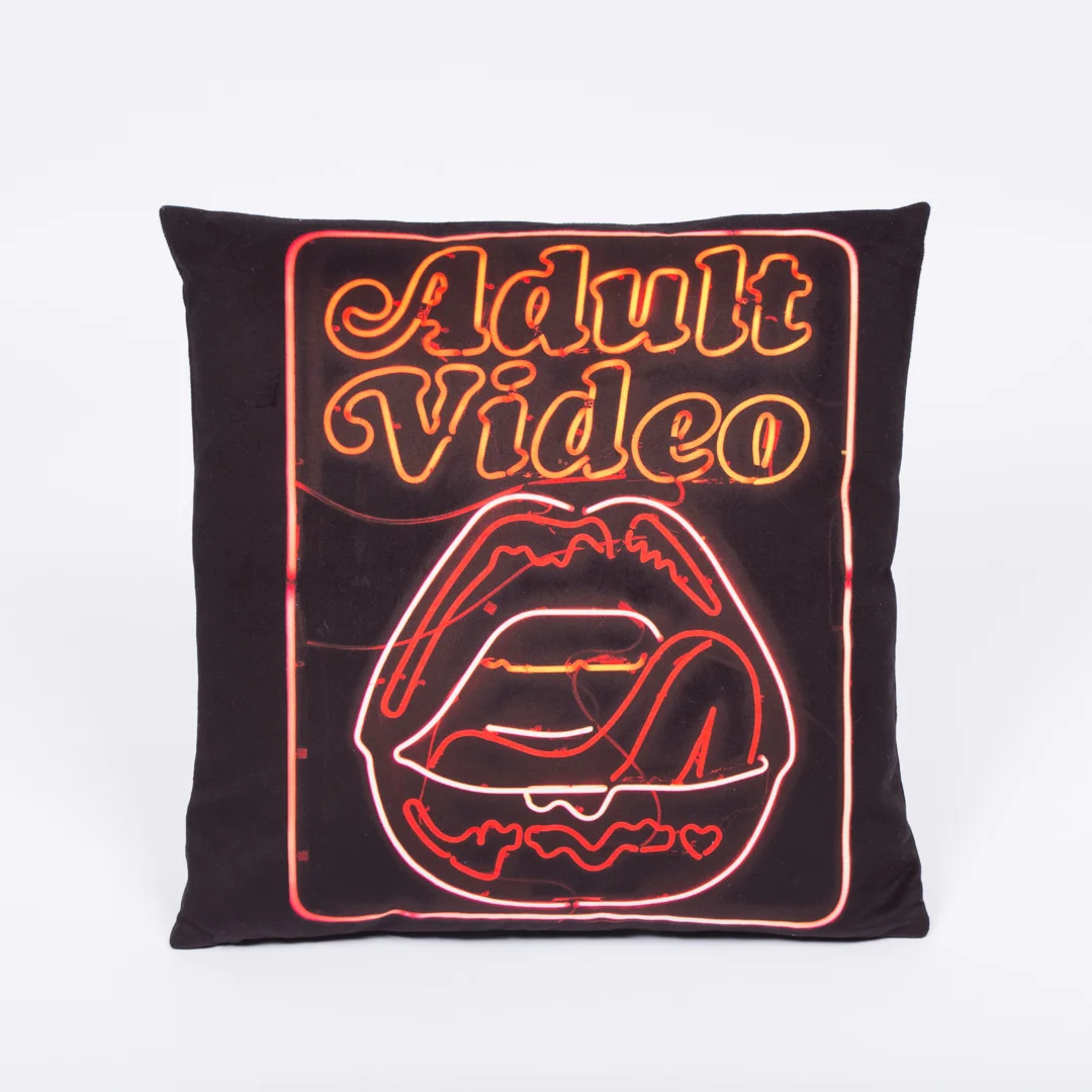 Adult Video cushion | Soho Illuminations | Sex Objects