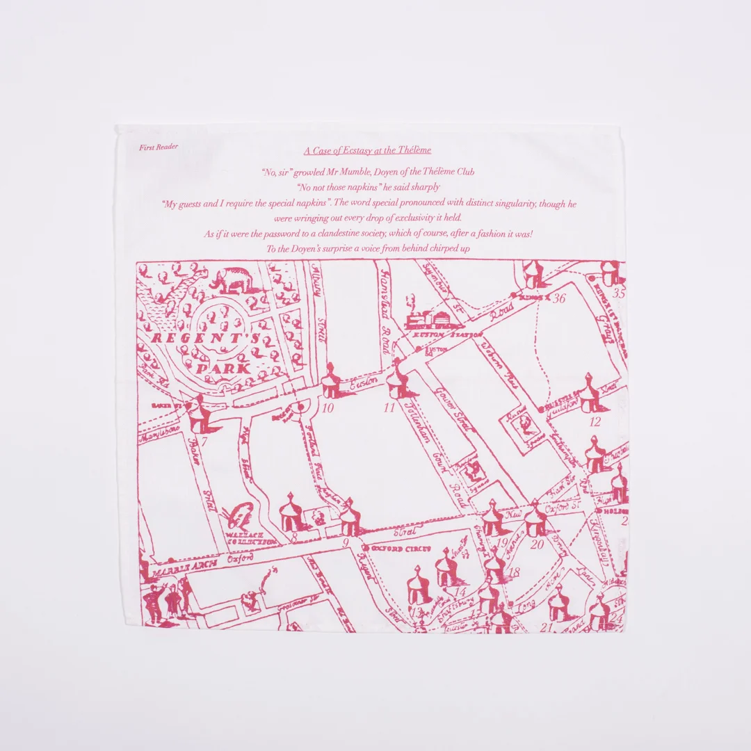 Thélème Club napkins | Sex Objects London