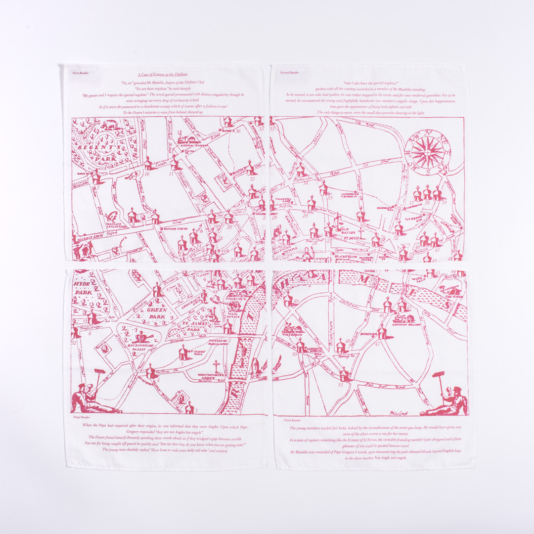 Thélème Club napkins | Sex Objects London