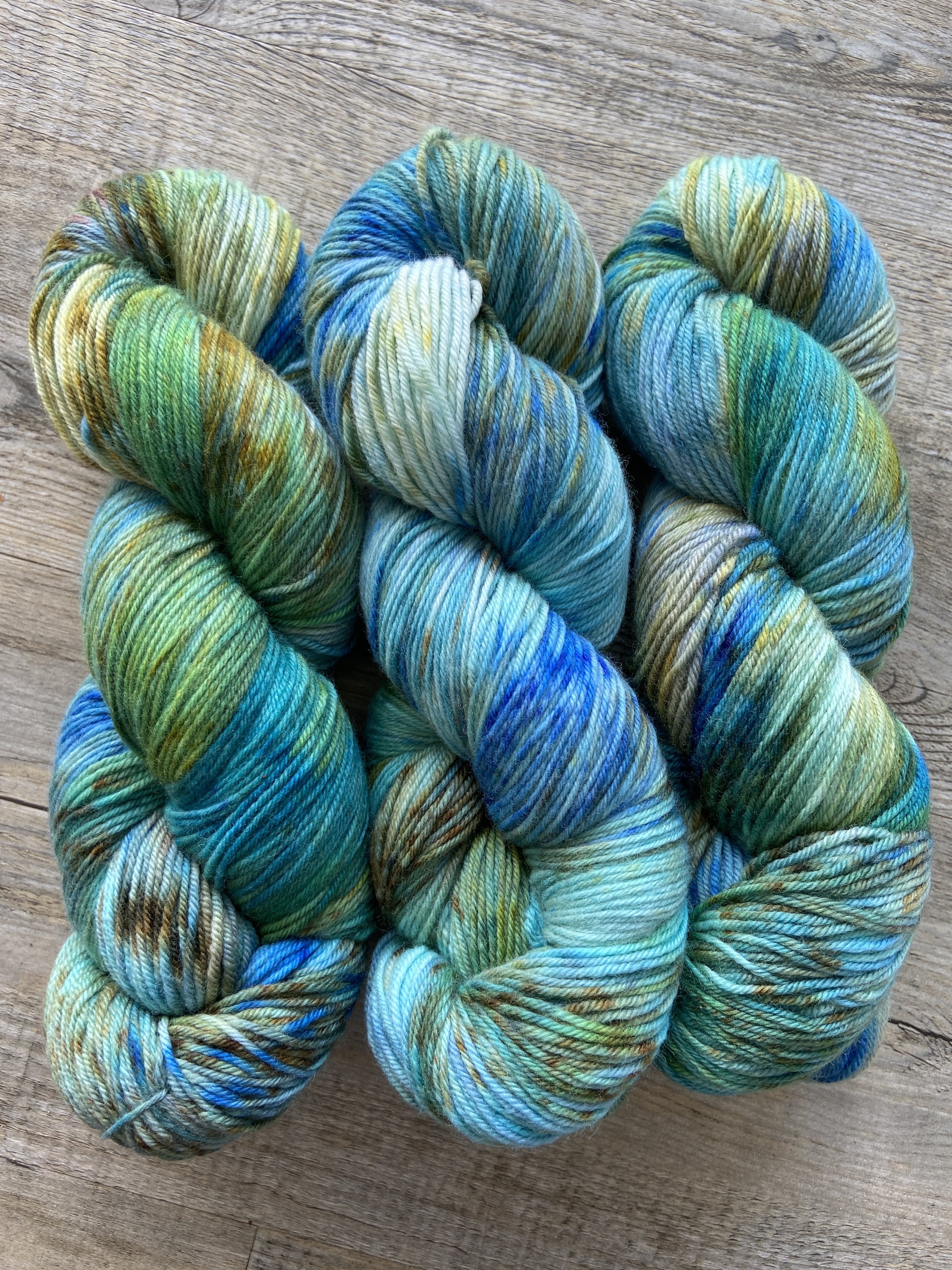 Nile - blue green turquoise merino knitting and crochet yarn fingering  weight — Madrigal Yarns