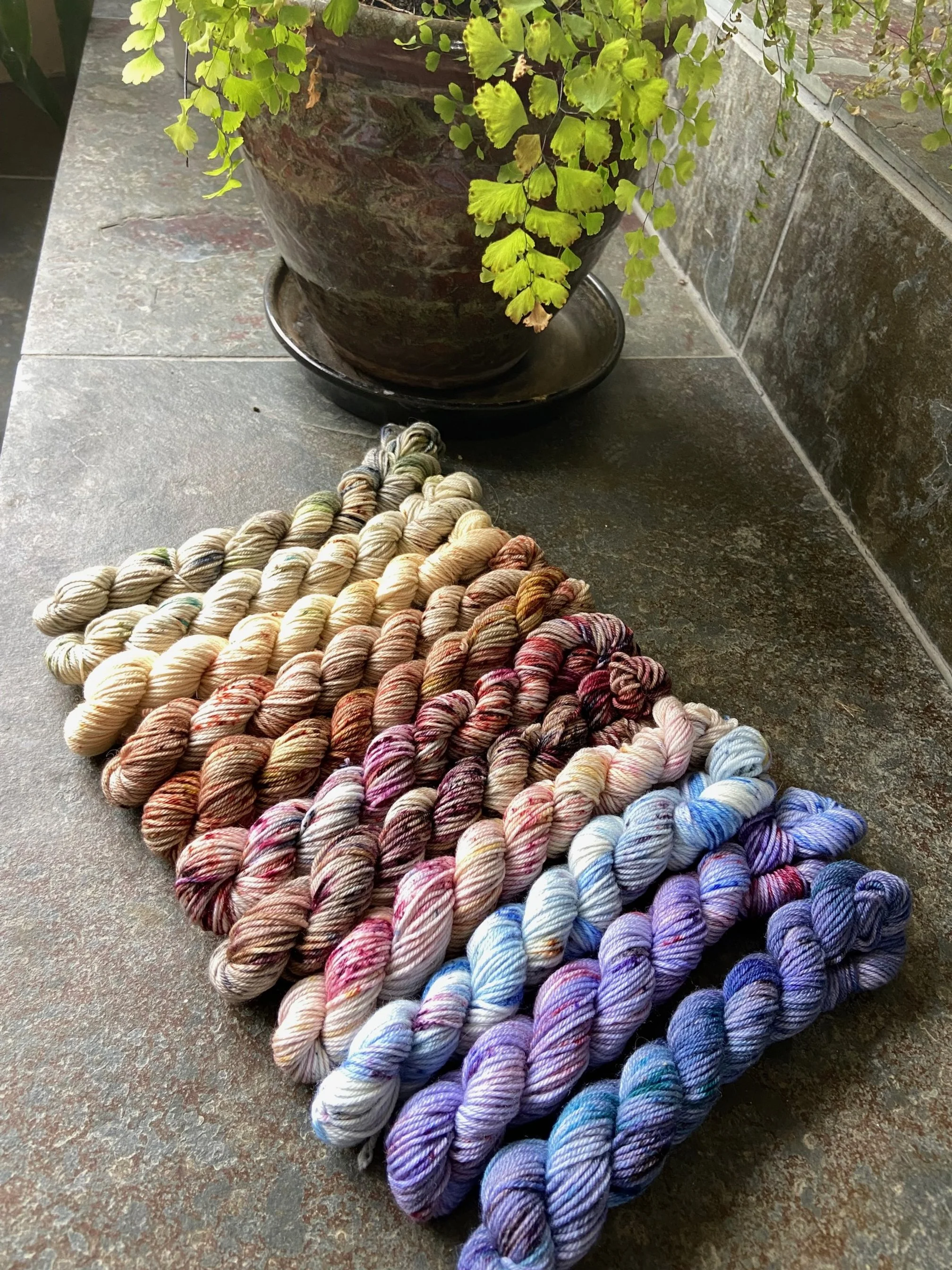 Butterflye mini skein yarn fade set — Madrigal Yarns