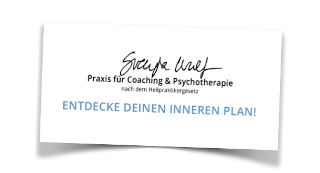 SVENJA WULF ·Praxis für Coaching &amp; Psychotherapie nach dem Heilpraktikergesetz · Entdecke deinen inneren Plan!