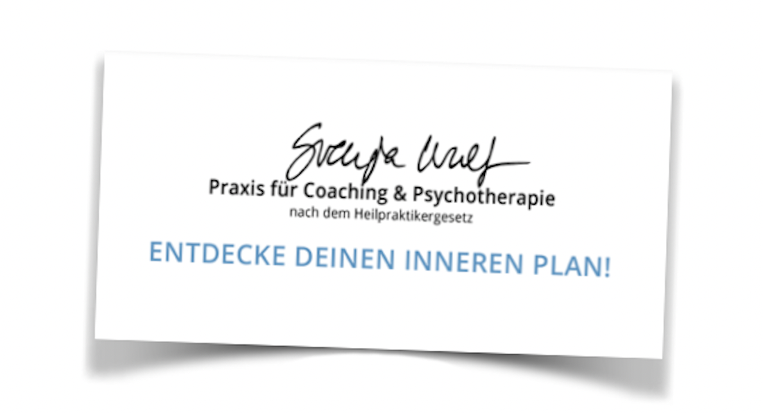 SVENJA WULF ·Praxis für Coaching & Psychotherapie nach dem Heilpraktikergesetz · Entdecke deinen inneren Plan!