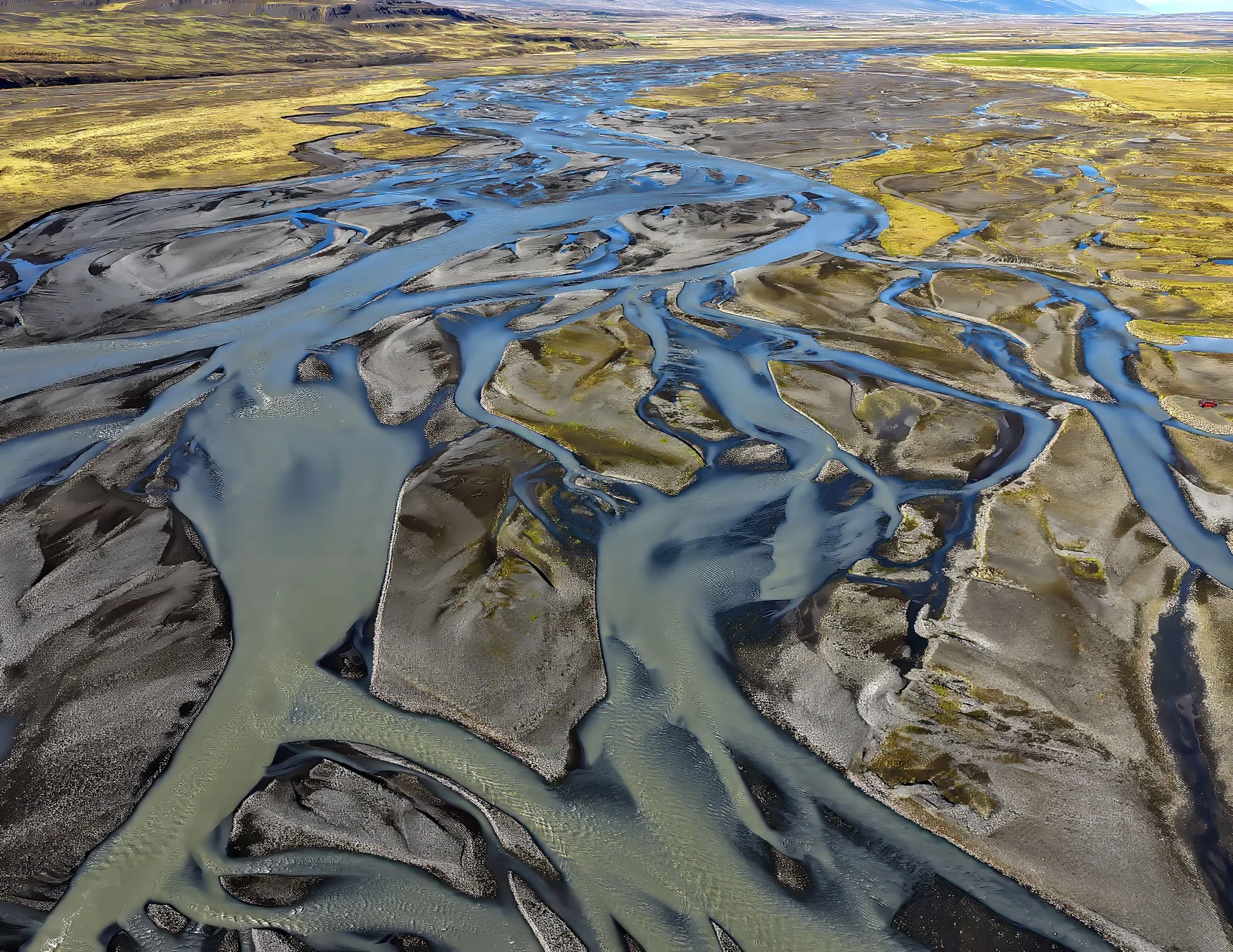 Braided Streams-Iceland