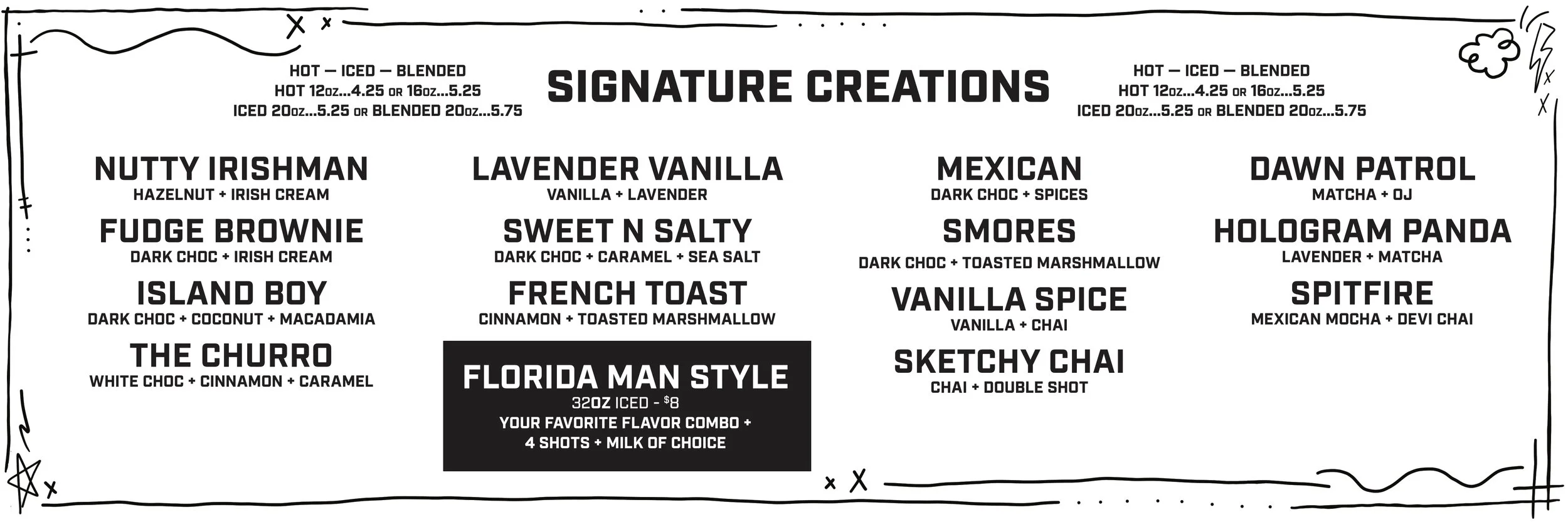 BT Menu — Brass Tacks Coffee Co.