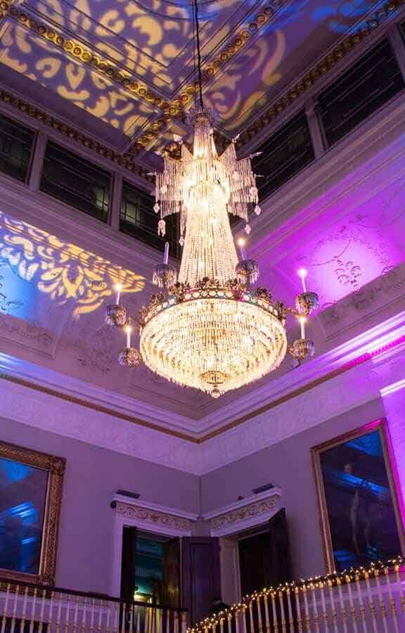  116 Pall Mall, London - Grand Staircase chandelier 