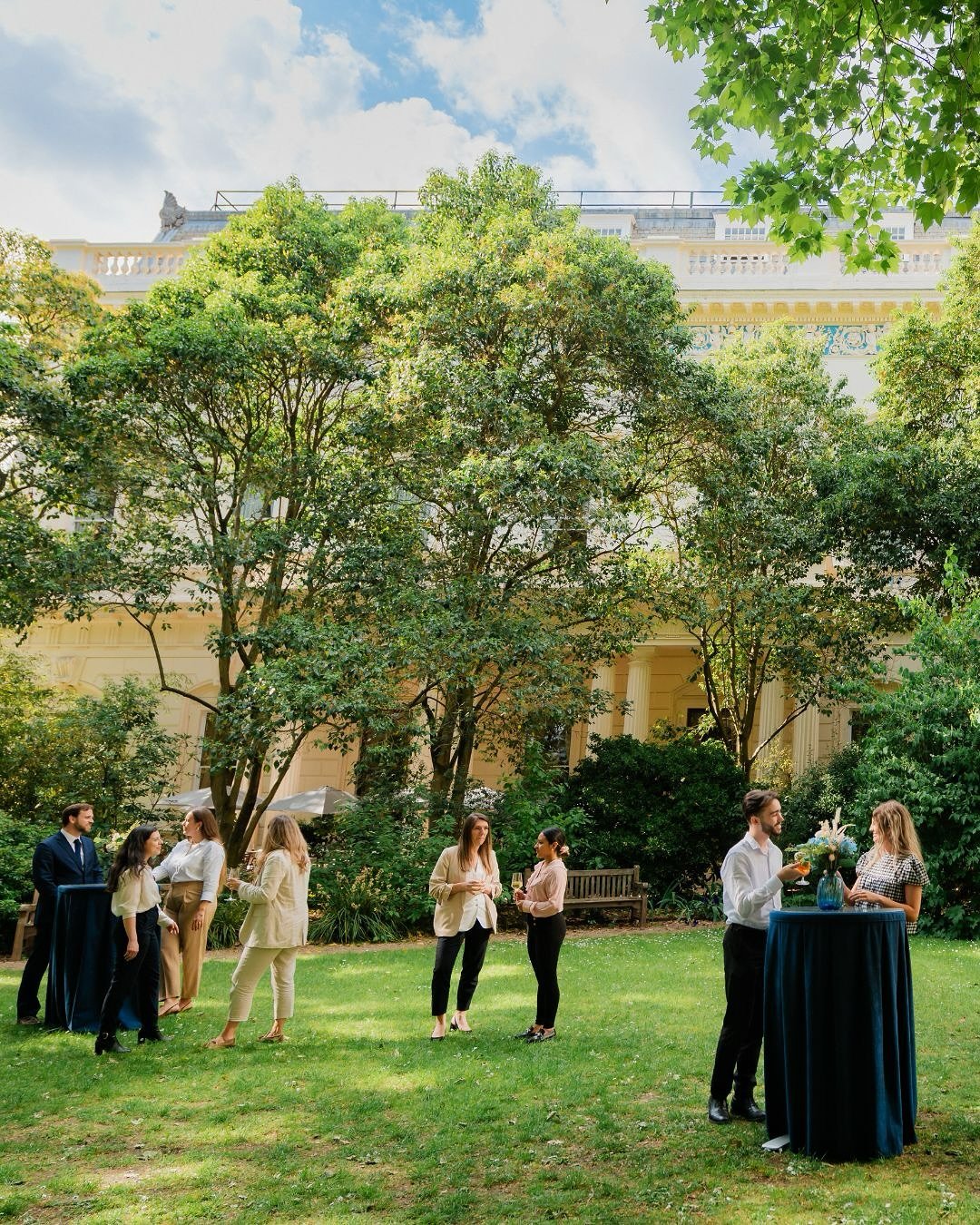 Tucked beneath our elegant Georgian walls, The Garden is a hidden London escape - the perfect setting for summer celebrations under leafy trees and open skies.
Book for July or August and each guest receives a complimentary glass of Searcys English S