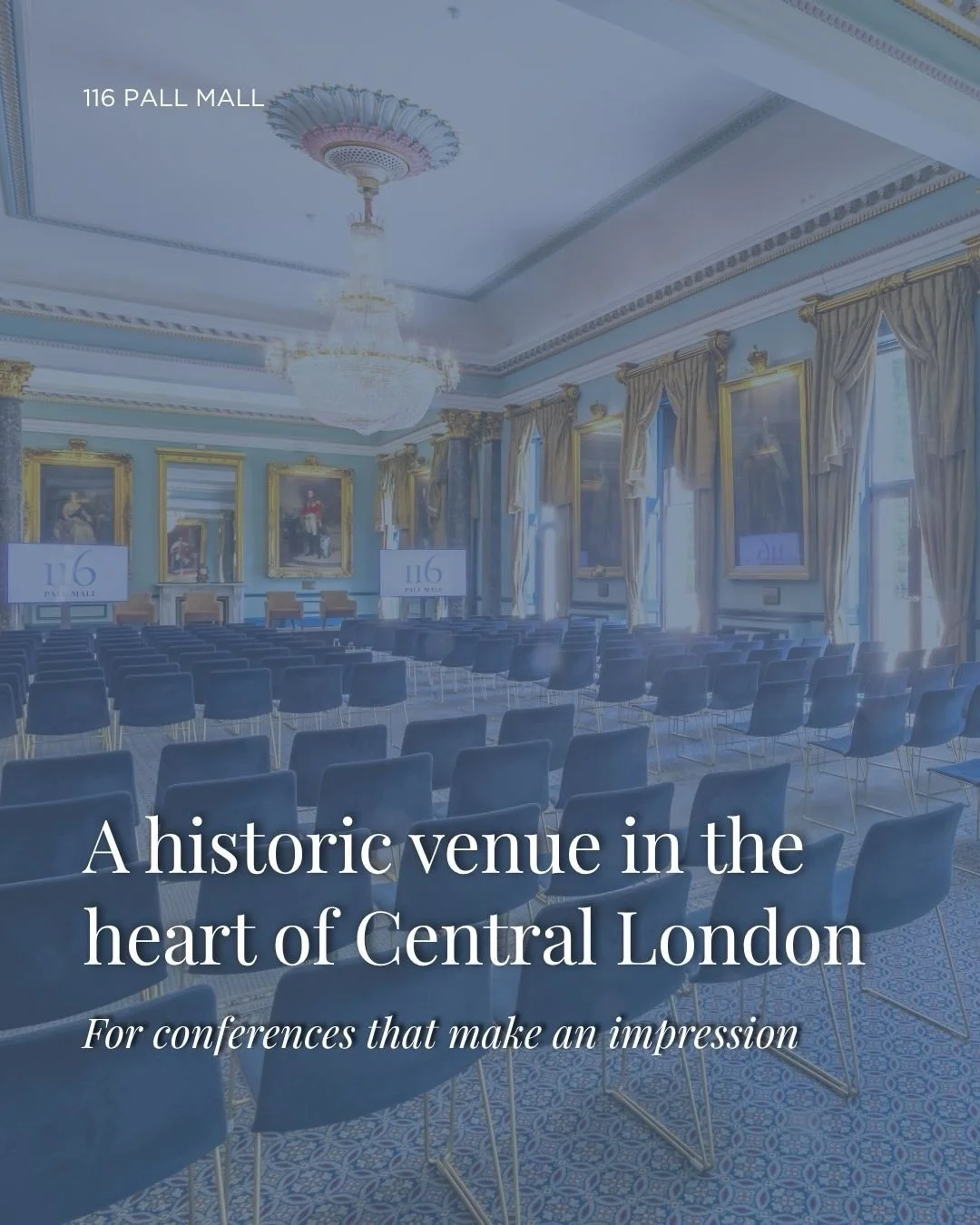 A historic venue at an iconic Central London address.

From large-scale conferences and leadership forums to executive meetings and networking events, we offer flexible spaces designed to bring people together. 

Swipe through to discover some of our
