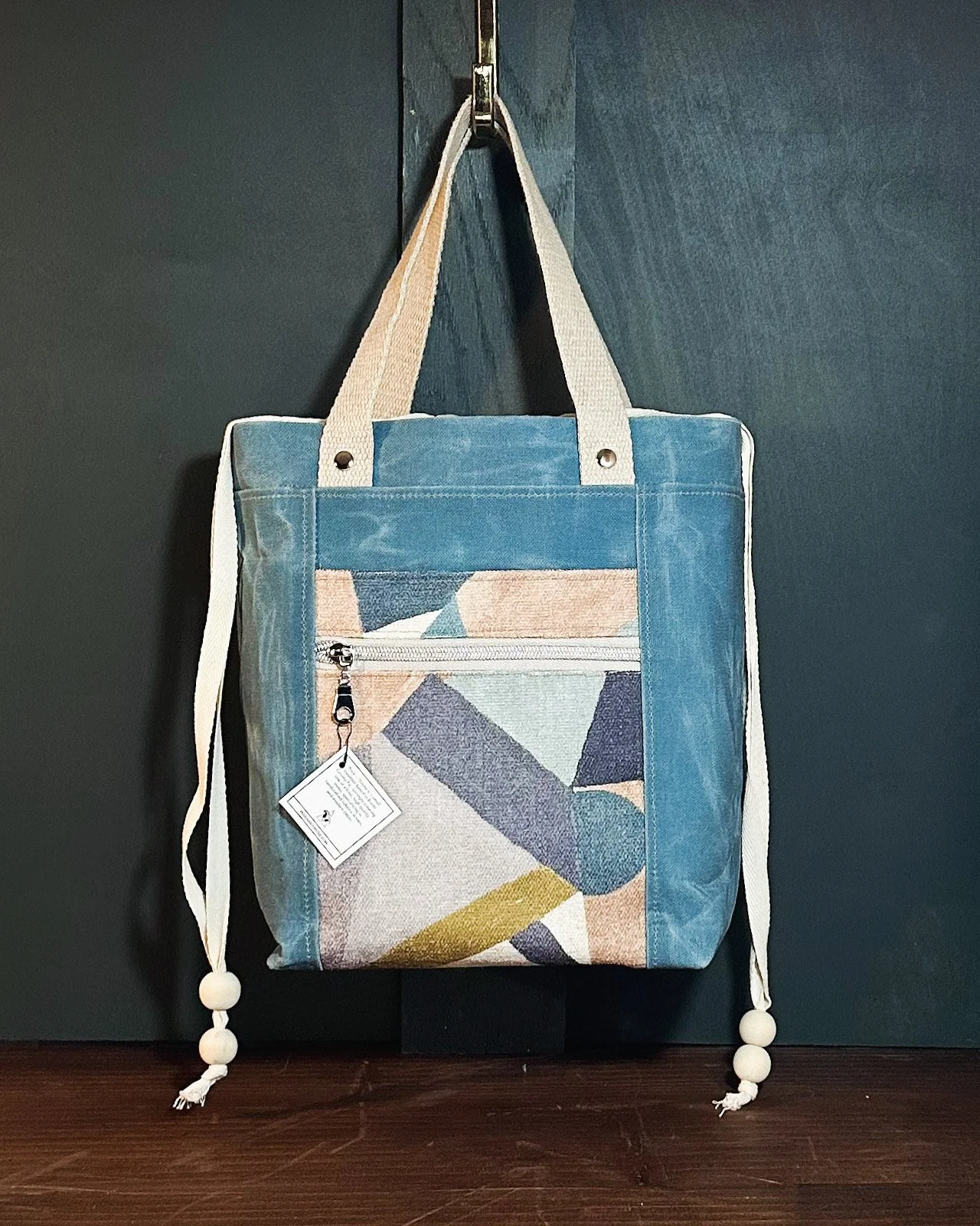 Wax Canvas Deco Tote —