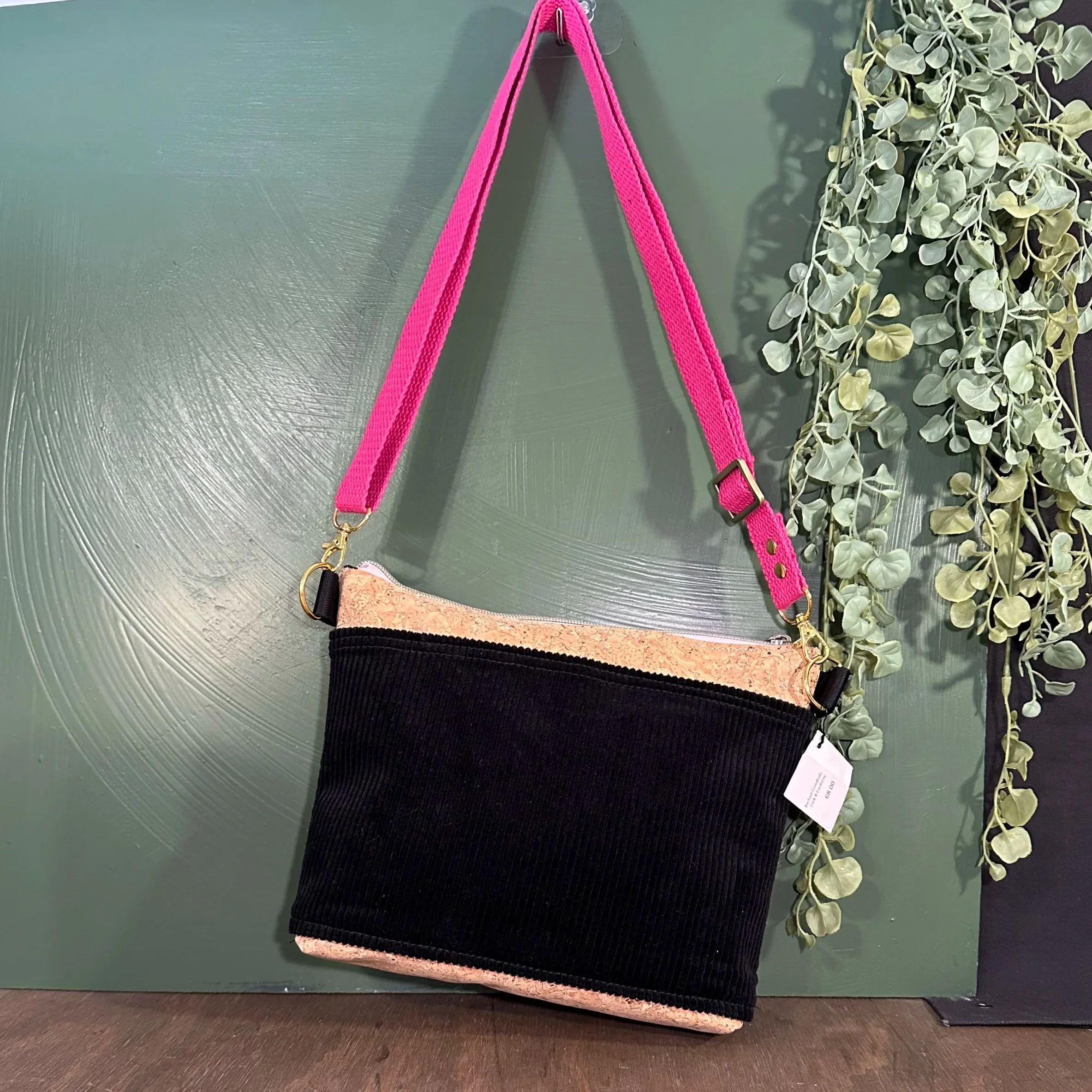 Cork and Corduroy Crossbody