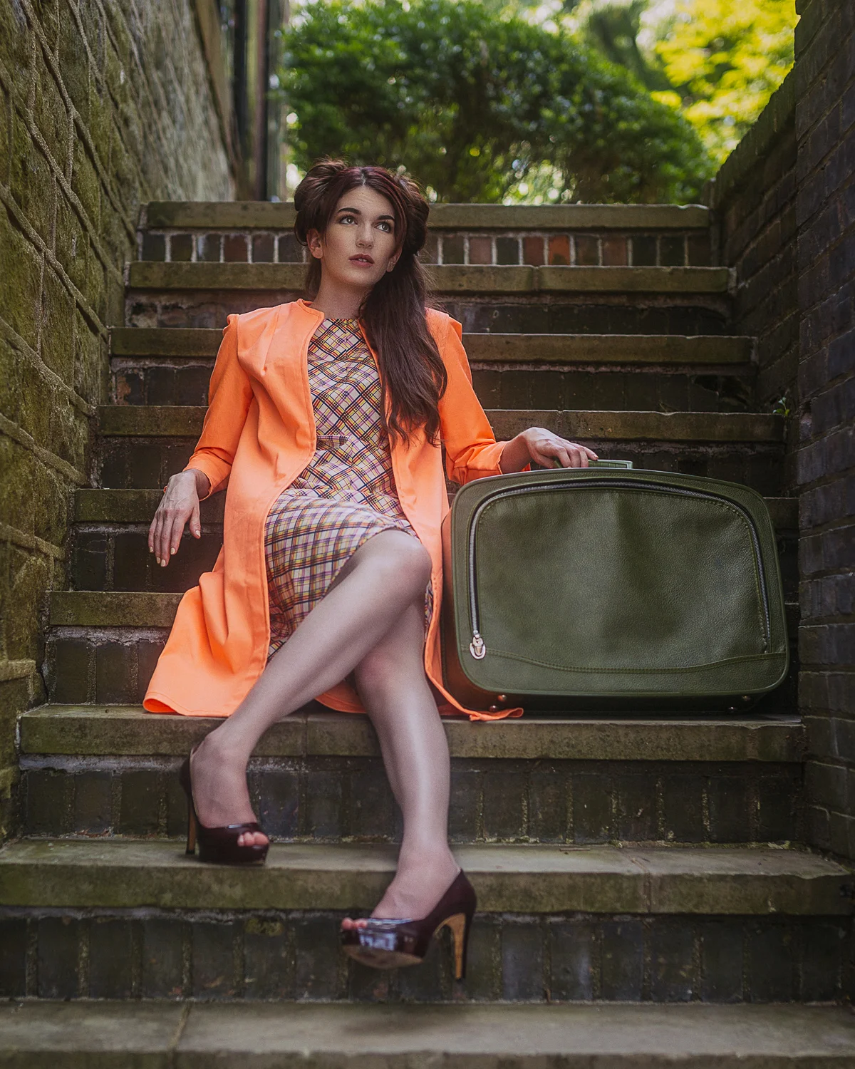 Dress and Coat: The Amme Collection Model: Sarah Phillips Photography: Aaron.Hx MUA: Beauty By Edith