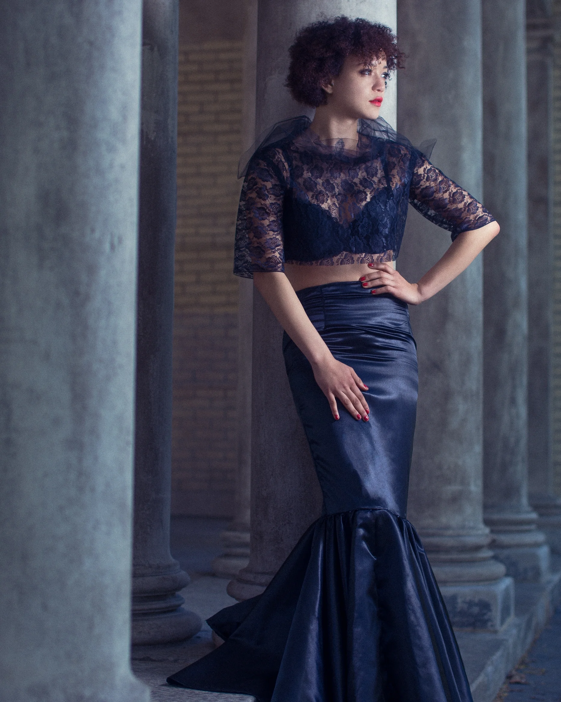 Top and Skirt: The Amme Collection Model: May Daniels Photography: Aaron.Hx