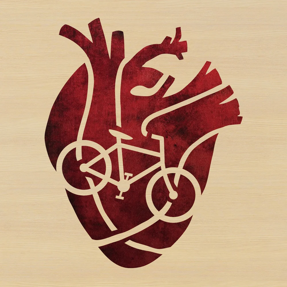 Bike-Powered Heart — Whale Yes Art