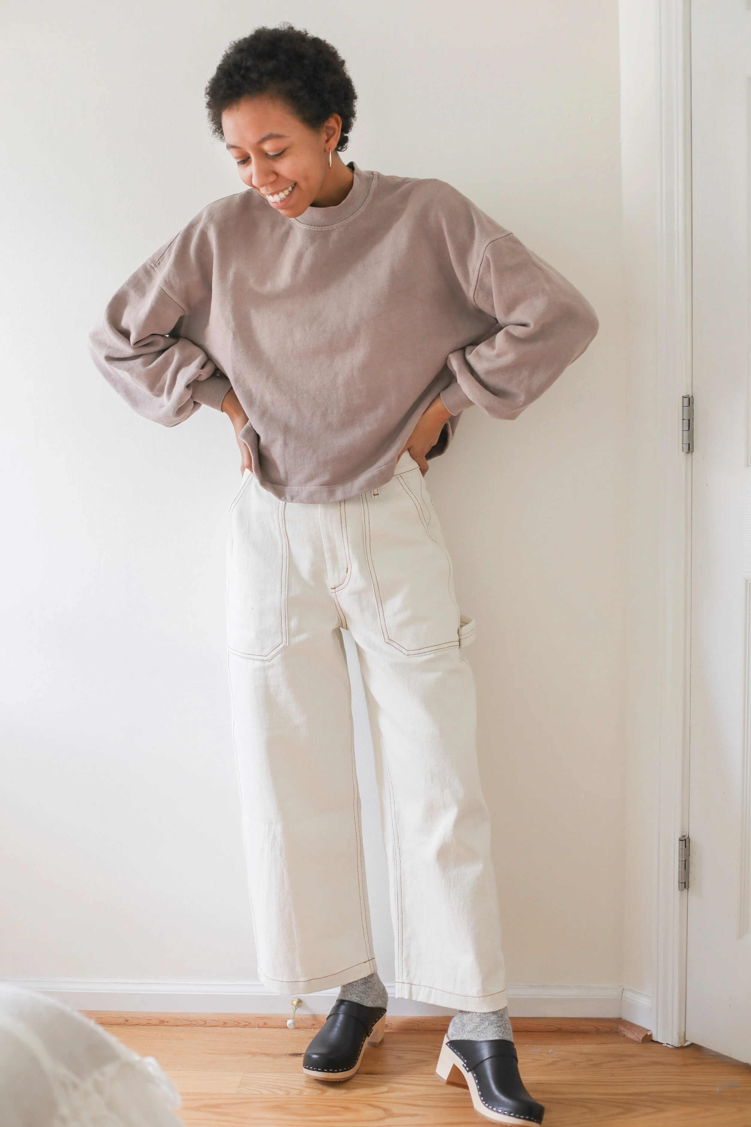 encircled dressy sweatshirt