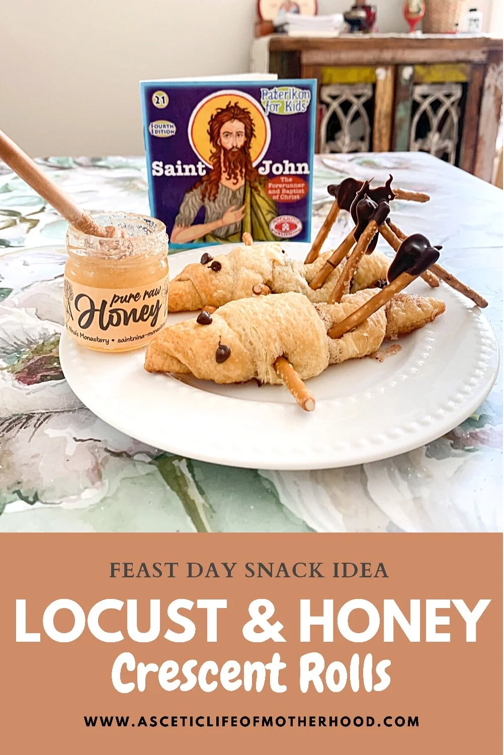 St John the Baptist Locust and Honey Crescent Rolls