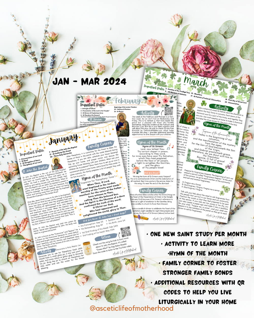 Printable Orthodox Calendar