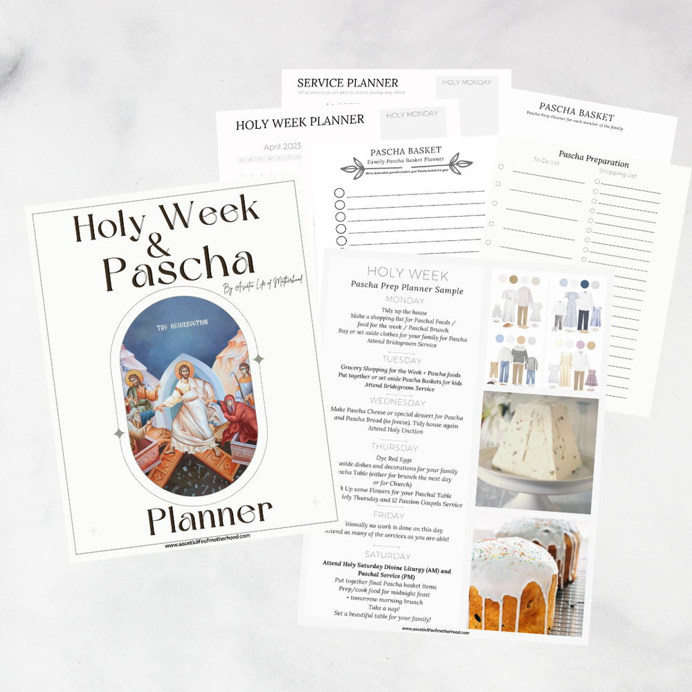 Holy Week & Pascha Prep Planner Printable