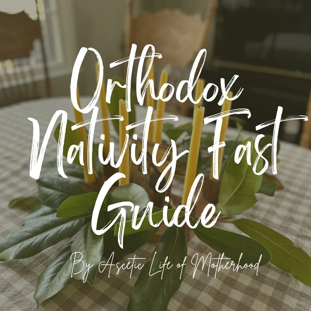 The Nativity Fast begins this year on Saturday, November 15 in the Orthodox Church. It is one of 4 major fasting seasons in the year. This fast is an opportunity for us to prepare ourselves to celebrate the Nativity of our Lord in the flesh. It's con