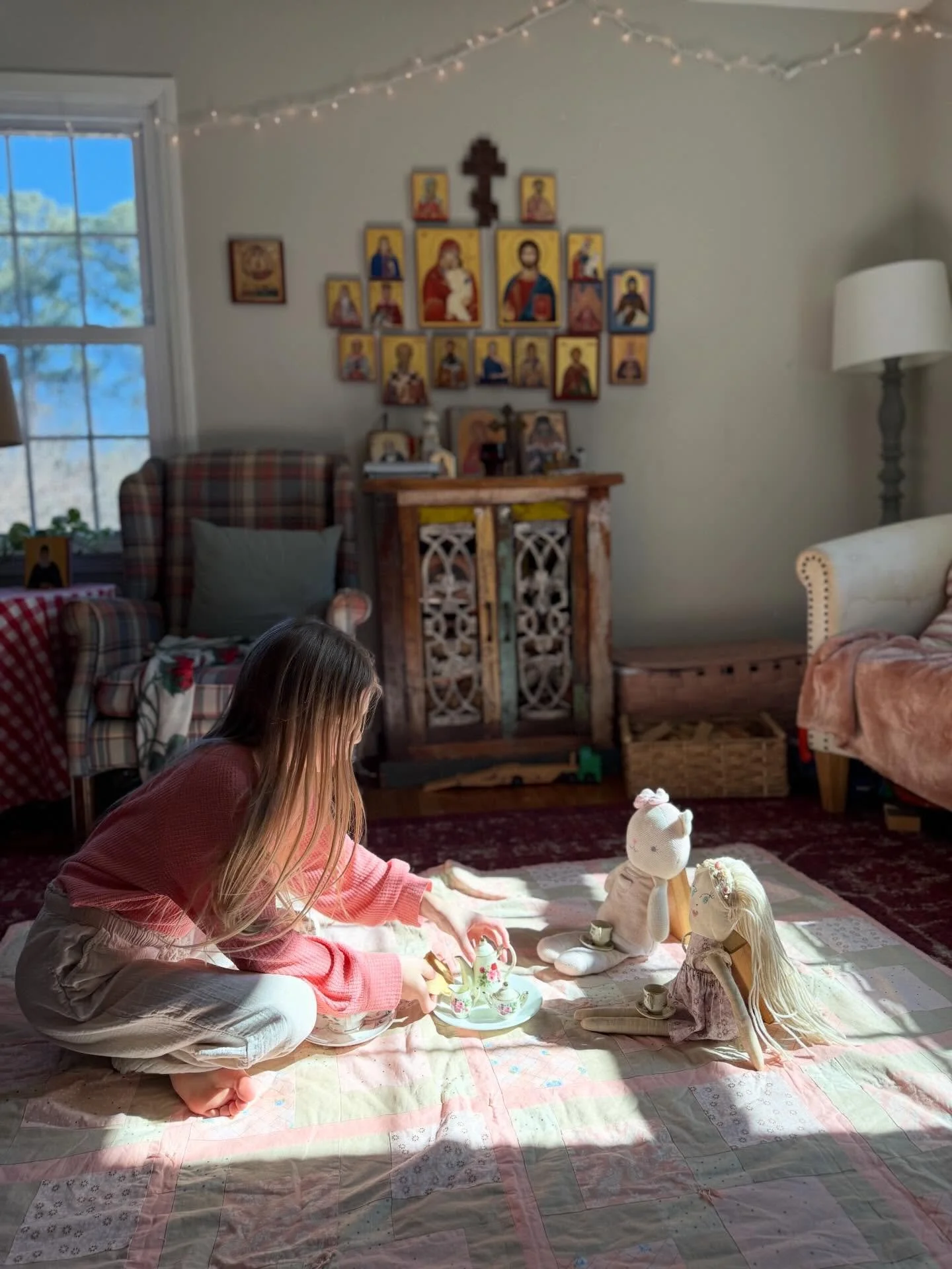 I've been feeling the pains of my kids growing up lately. Knowing these years are so short, and fleeting. I'm so thankful they have a childhood they can be little, and innocent even for a bit longer. 

This past Christmas, my daughter handed me a lis