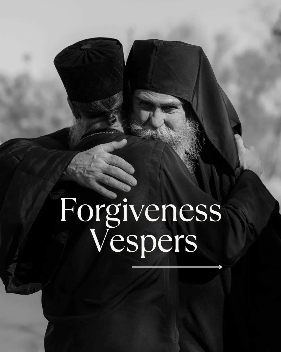 As Orthodox Christians, we are beginning the great journey of Lent this weekend, starting with Forgiveness vespers. I'd highly encourage you to go, if you have the opportunity. It is one of the most unique and unashamedly Christian services you'll ev
