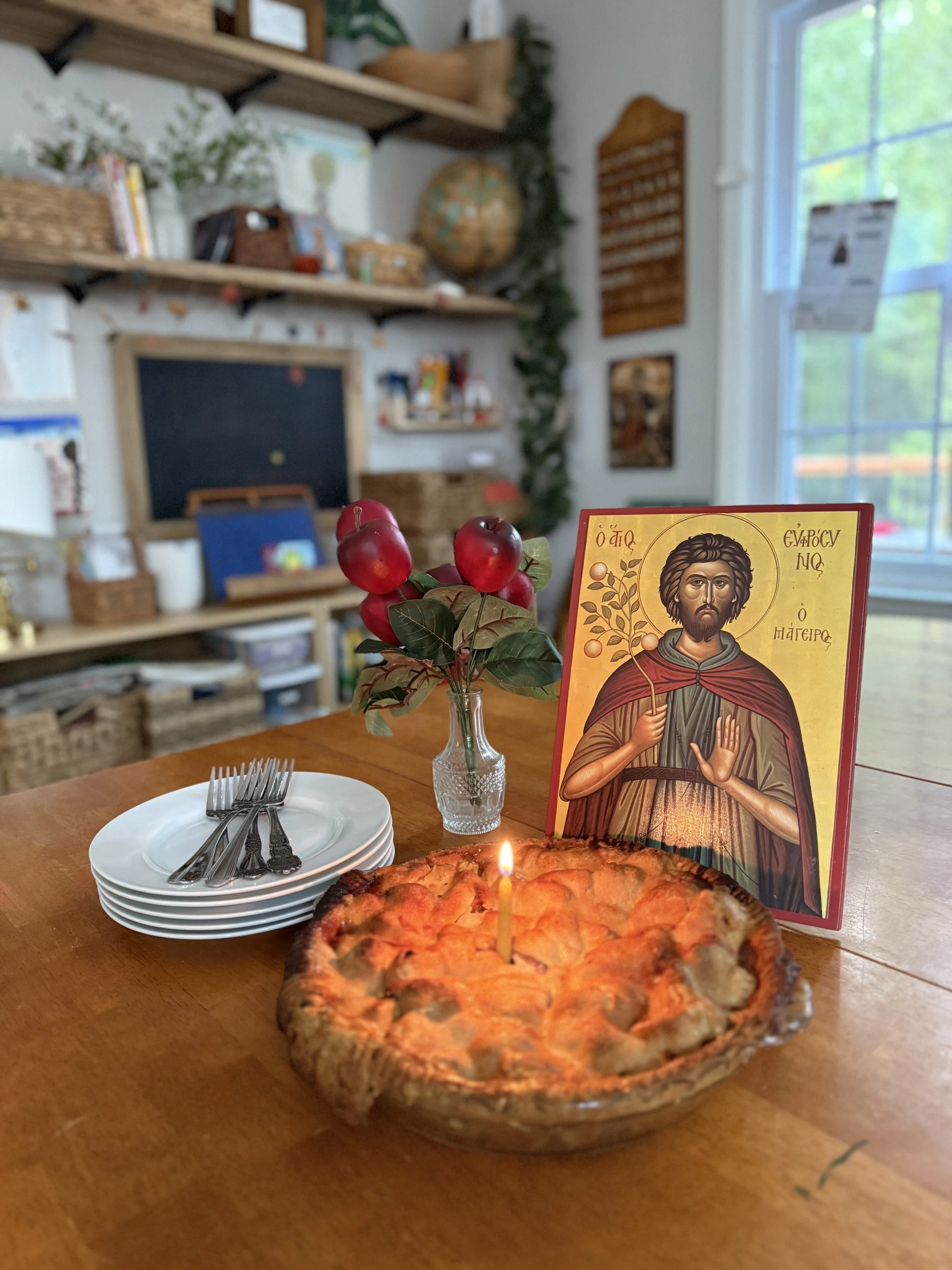 Celebrating St Euphrosynos’ Feast Day