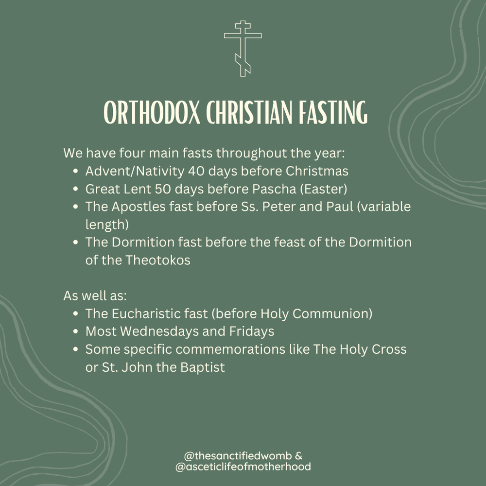 Fasting as a Family — Ascetic life of motherhood