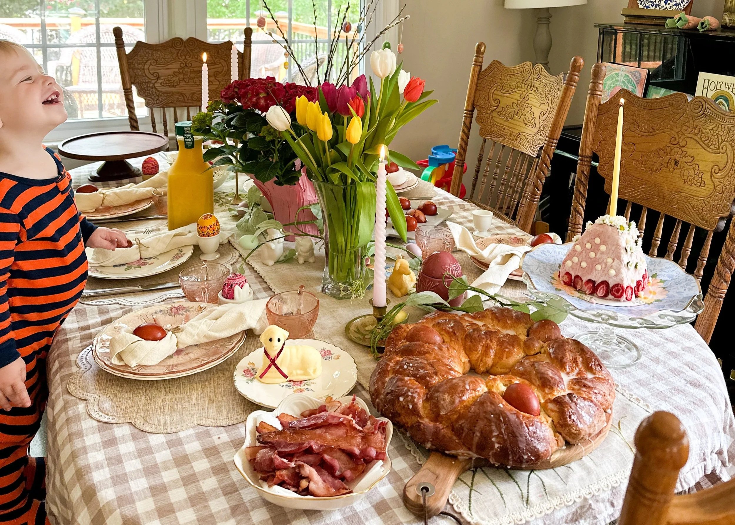 Our Pascha Tablescape