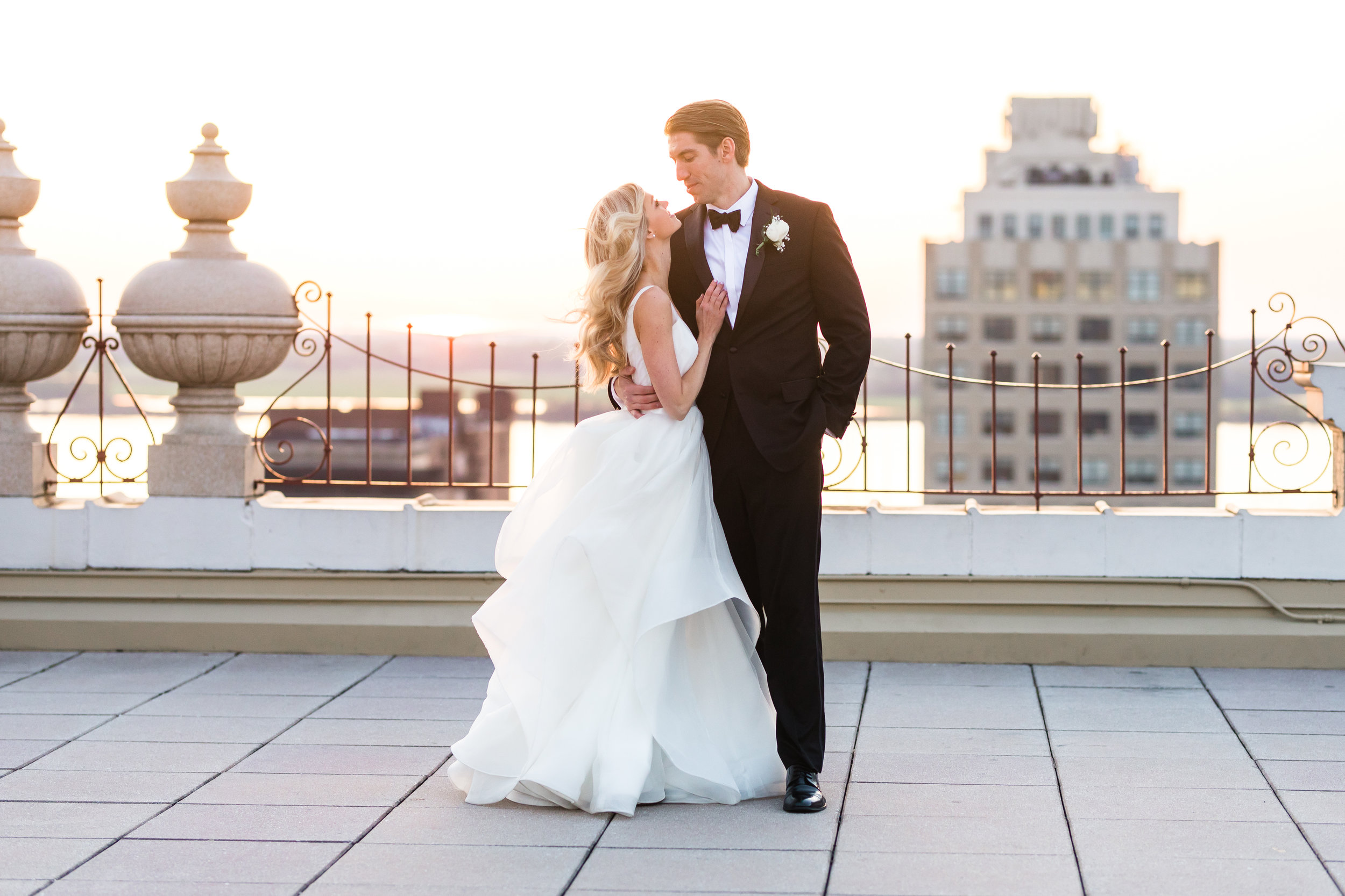Rooftop Romance: Real Wedding