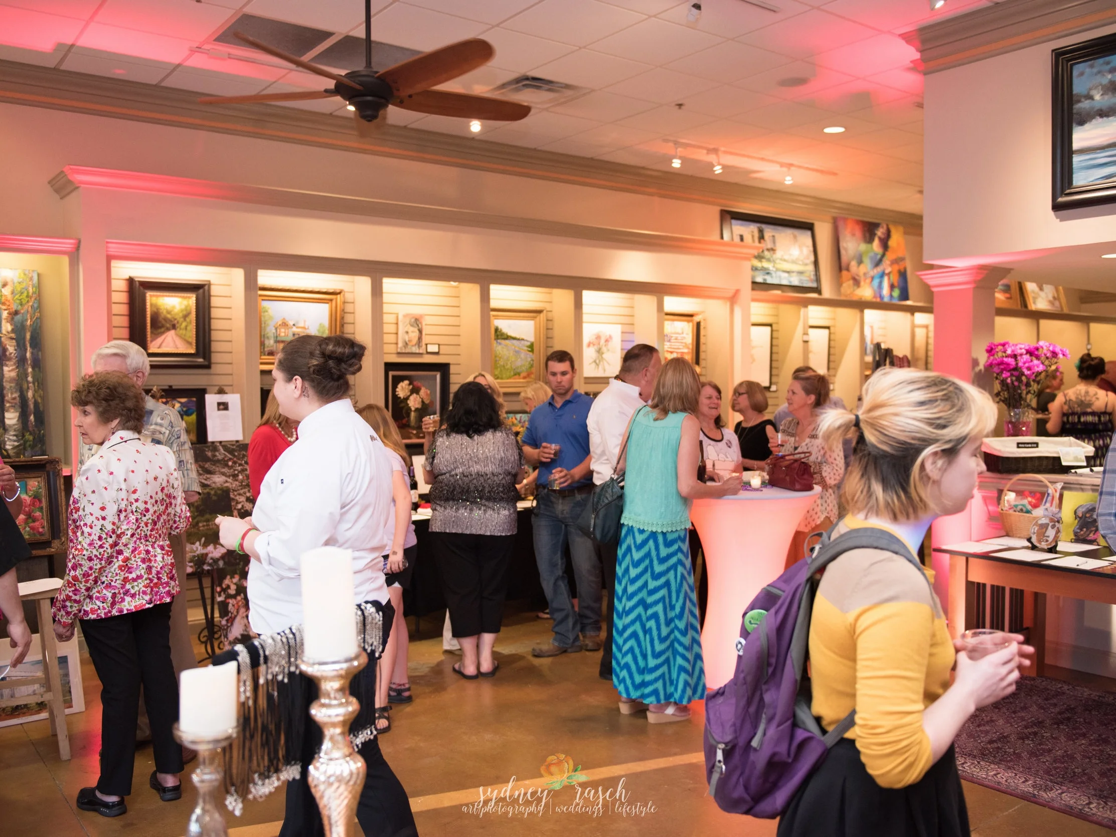 The Bark show at The Art Group Gallery for the nonprofit, Southern Paws Transport. Photo by Art/Photography by Sydney Rasch.