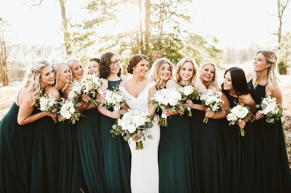 Winter Emerald Splendor: Real Wedding