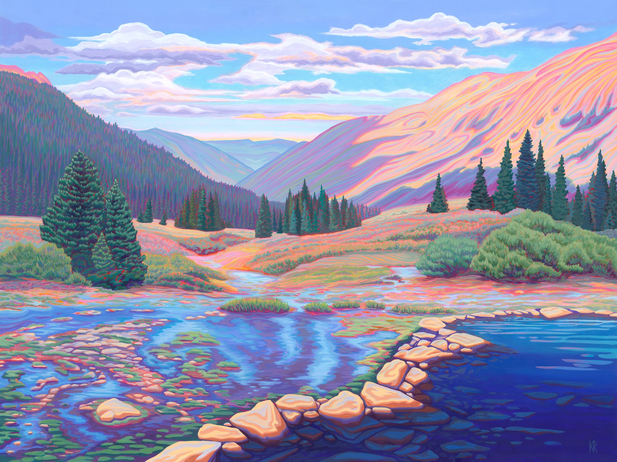 Conundrum Hot Springs / 30 x 40" / $7600